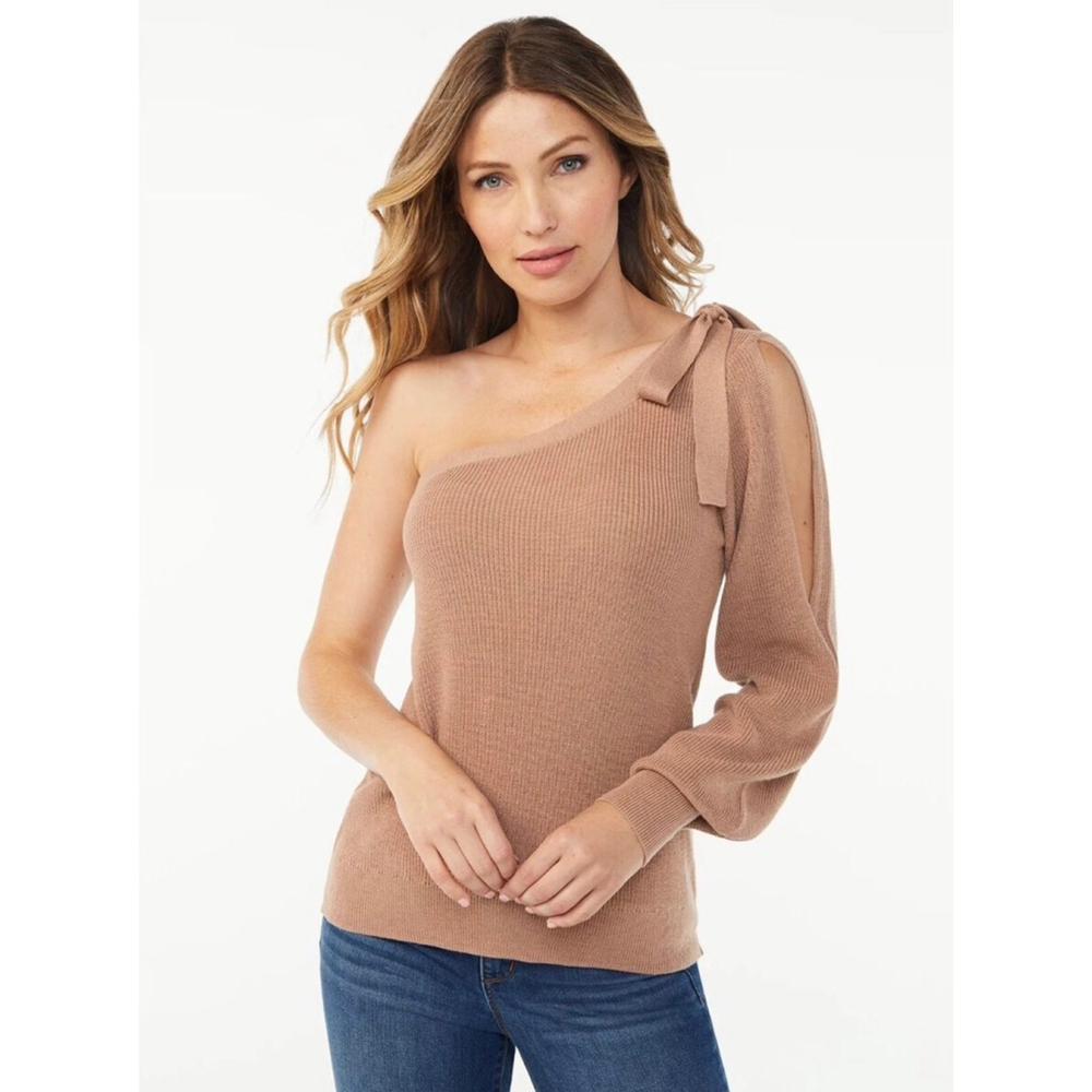 Sofia Jeans Women's Sweater, Camel, Size M